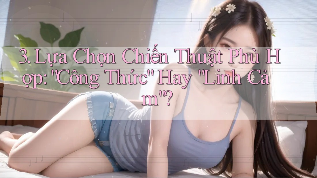 3. Lựa Chọn Chiến Thuật Phù Hợp: “Công Thức” Hay “Linh Cảm”? 3. Lựa Chọn Chiến Thuật Phù Hợp: “Công Thức” Hay “Linh Cảm”?