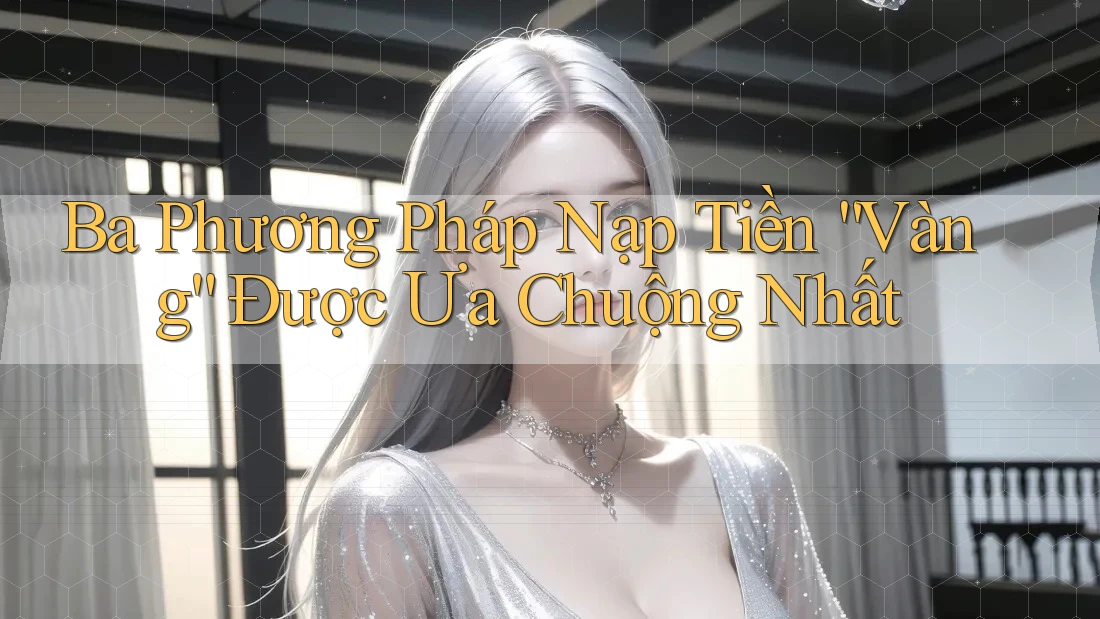 Ba Phương Pháp Nạp Tiền “Vàng” Được Ưa Chuộng Nhất Ba Phương Pháp Nạp Tiền “Vàng” Được Ưa Chuộng Nhất