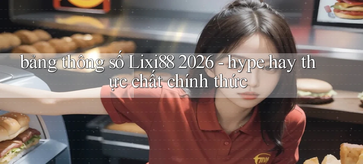 bảng thông số Lixi88 2026   hype hay thực chất chính thức