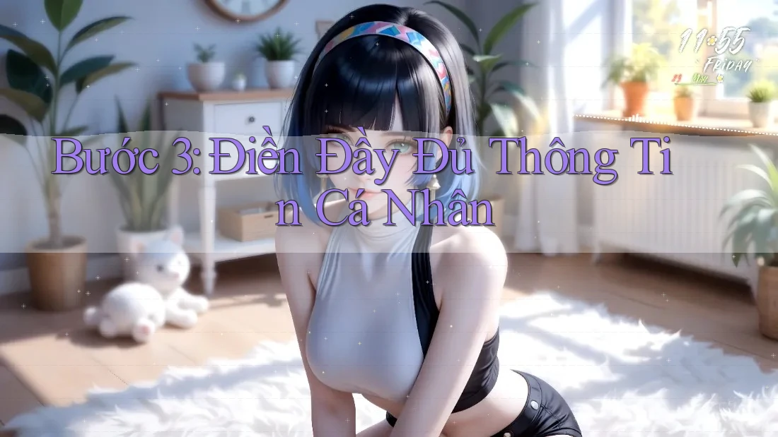 Bước 3: Điền Đầy Đủ Thông Tin Cá Nhân