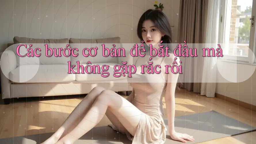 Các bước cơ bản để bắt đầu mà không gặp rắc rối