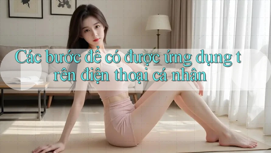 Các bước để có được ứng dụng trên điện thoại cá nhân Các bước để có được ứng dụng trên điện thoại cá nhân