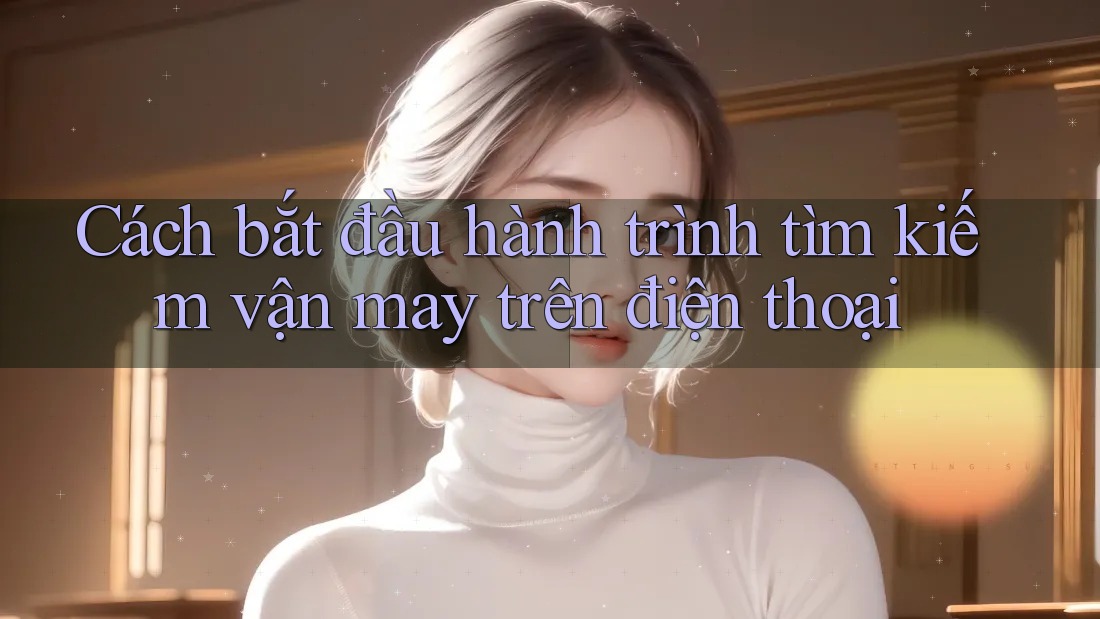 Cách bắt đầu hành trình tìm kiếm vận may trên điện thoại Cách bắt đầu hành trình tìm kiếm vận may trên điện thoại