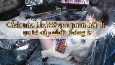 Cách nào Lixi88 qua phản hồi thực tế cập nhật tháng 8