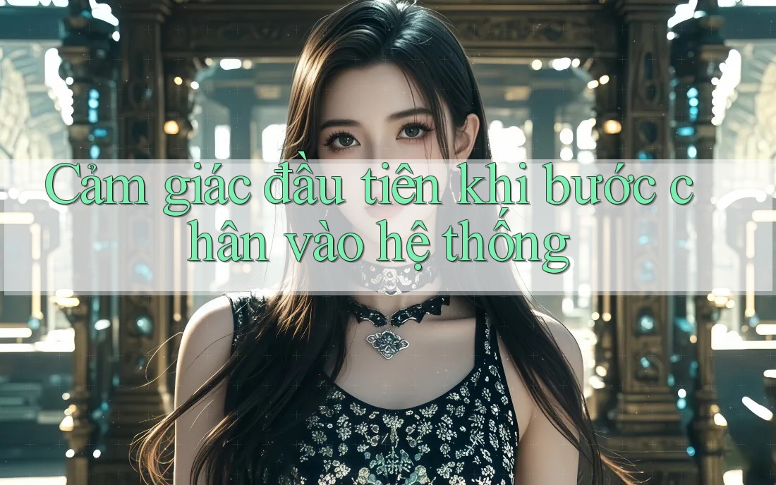 Cảm giác đầu tiên khi bước chân vào hệ thống Cảm giác đầu tiên khi bước chân vào hệ thống