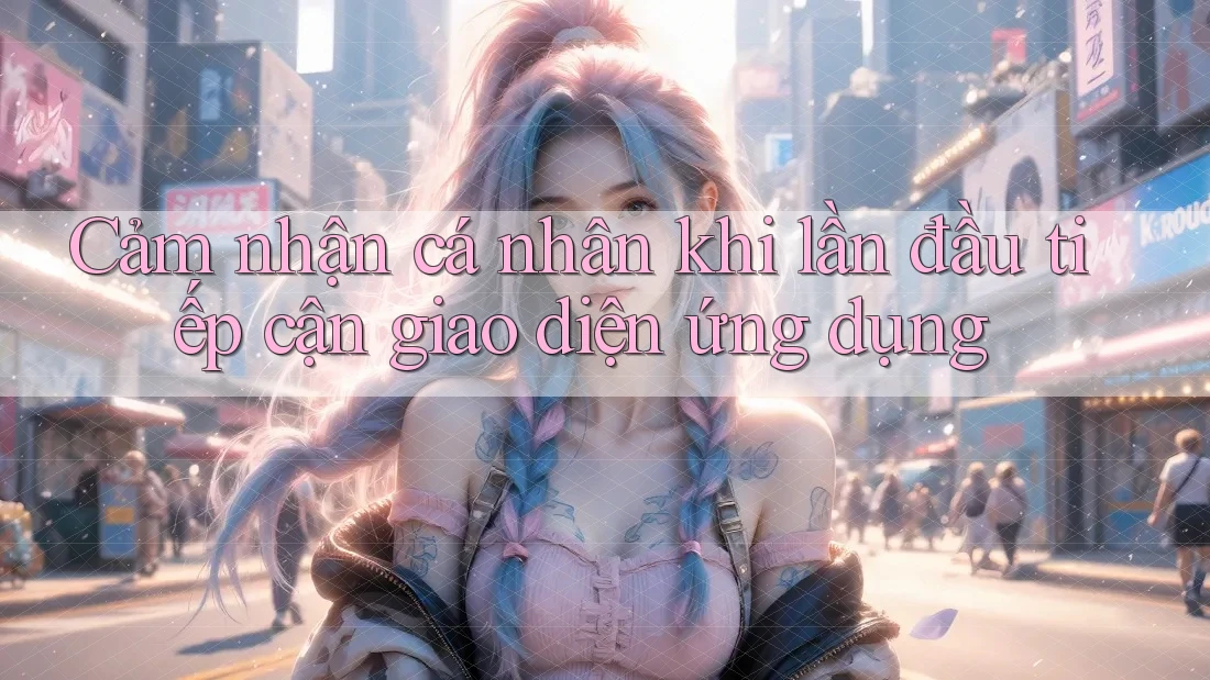 Cảm nhận cá nhân khi lần đầu tiếp cận giao diện ứng dụng Cảm nhận cá nhân khi lần đầu tiếp cận giao diện ứng dụng