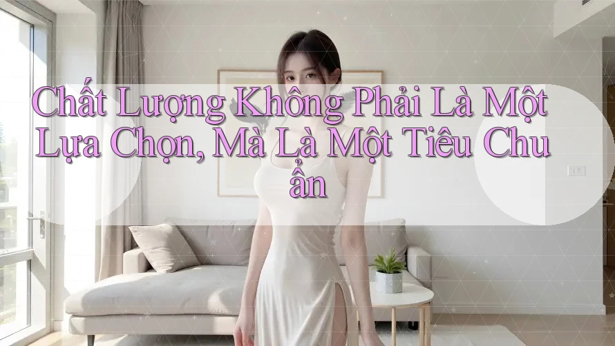 Chất Lượng Không Phải Là Một Lựa Chọn, Mà Là Một Tiêu Chuẩn Chất Lượng Không Phải Là Một Lựa Chọn, Mà Là Một Tiêu Chuẩn