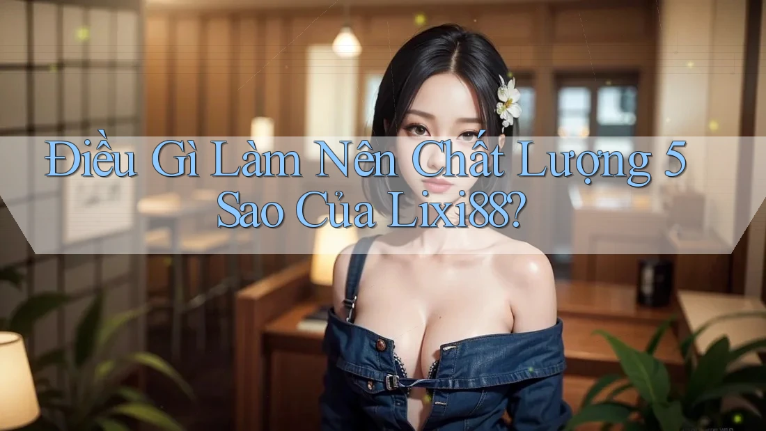 Điều Gì Làm Nên Chất Lượng 5 Sao Của Lixi88? Điều Gì Làm Nên Chất Lượng 5 Sao Của Lixi88?