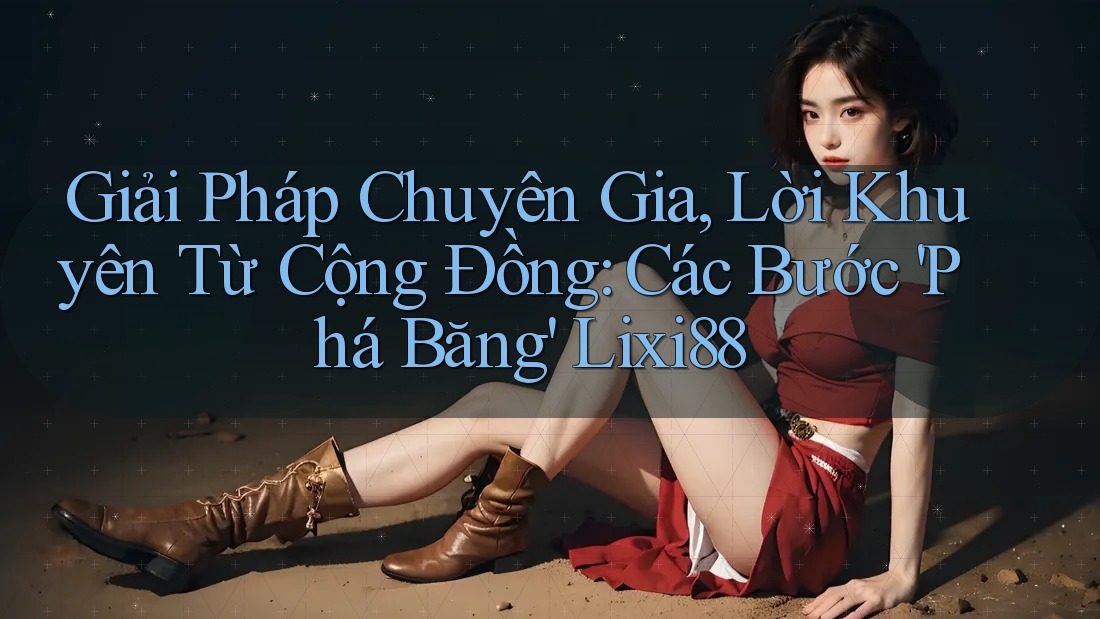 Giải Pháp Chuyên Gia, Lời Khuyên Từ Cộng Đồng: Các Bước 'Phá Băng' Lixi88 Giải Pháp Chuyên Gia, Lời Khuyên Từ Cộng Đồng: Các Bước 'Phá Băng' Lixi88