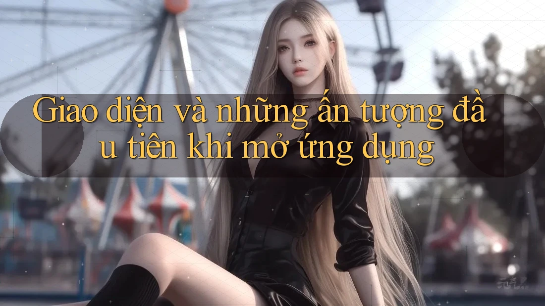 Giao diện và những ấn tượng đầu tiên khi mở ứng dụng Giao diện và những ấn tượng đầu tiên khi mở ứng dụng