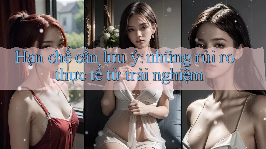 Hạn chế cần lưu ý: những rủi ro thực tế từ trải nghiệm Hạn chế cần lưu ý: những rủi ro thực tế từ trải nghiệm