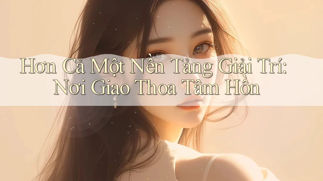 Hơn Cả Một Nền Tảng Giải Trí: Nơi Giao Thoa Tâm Hồn Hơn Cả Một Nền Tảng Giải Trí: Nơi Giao Thoa Tâm Hồn