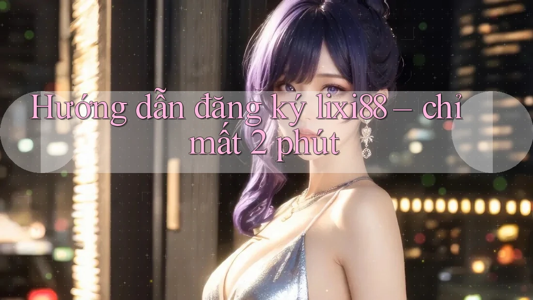 Hướng dẫn đăng ký lixi88 – chỉ mất 2 phút Hướng dẫn đăng ký lixi88 – chỉ mất 2 phút