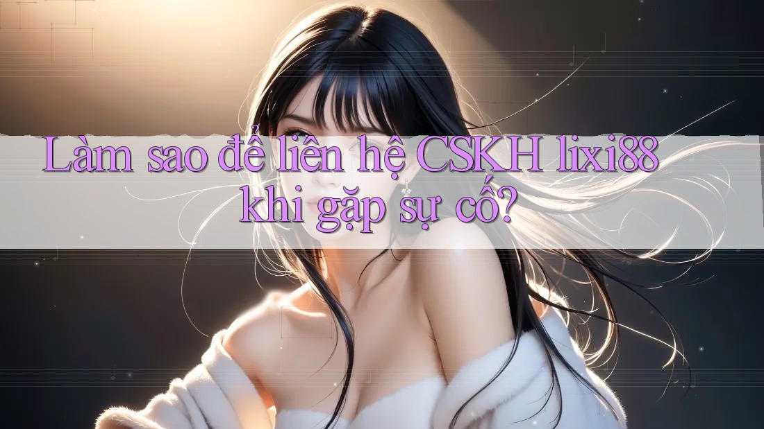 Làm sao để liên hệ CSKH lixi88 khi gặp sự cố?