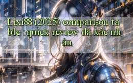 Lixi88 (2025) comparison table quick review đã xác nhận