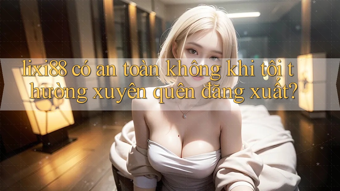lixi88 có an toàn không khi tôi thường xuyên quên đăng xuất? lixi88 có an toàn không khi tôi thường xuyên quên đăng xuất?