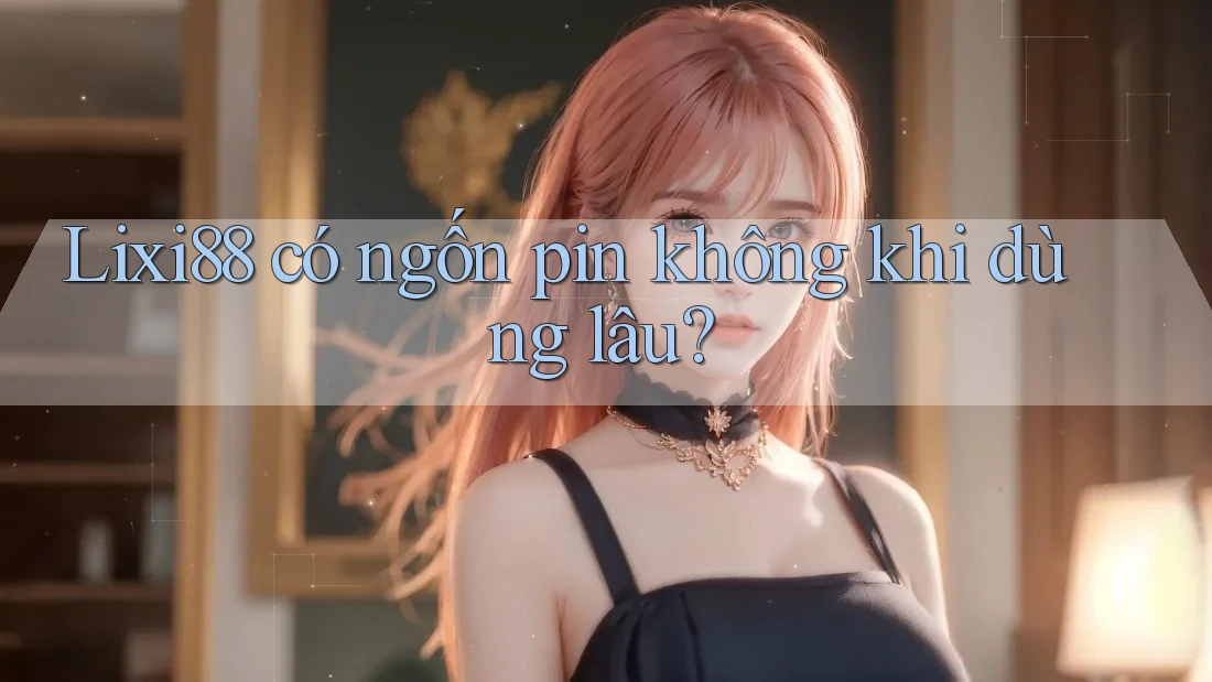 Lixi88 có ngốn pin không khi dùng lâu? Lixi88 có ngốn pin không khi dùng lâu?