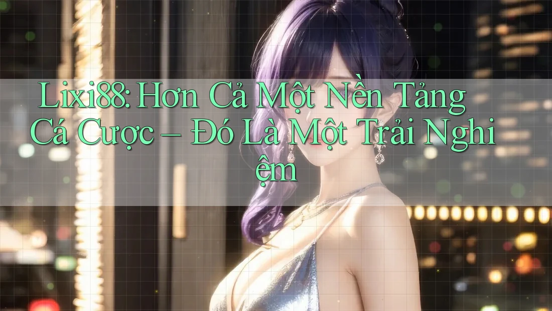 Lixi88: Hơn Cả Một Nền Tảng Cá Cược – Đó Là Một Trải Nghiệm Lixi88: Hơn Cả Một Nền Tảng Cá Cược – Đó Là Một Trải Nghiệm