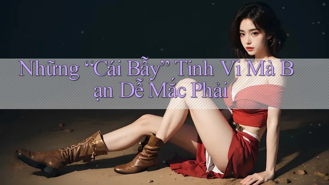 Những “Cái Bẫy” Tinh Vi Mà Bạn Dễ Mắc Phải Những “Cái Bẫy” Tinh Vi Mà Bạn Dễ Mắc Phải