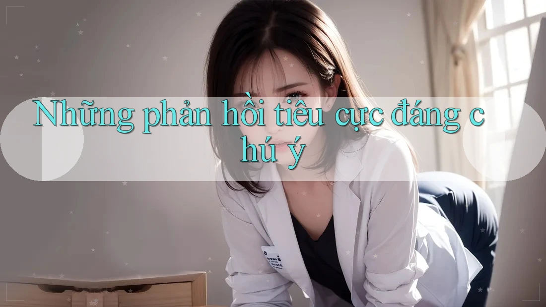 Những phản hồi tiêu cực đáng chú ý Những phản hồi tiêu cực đáng chú ý
