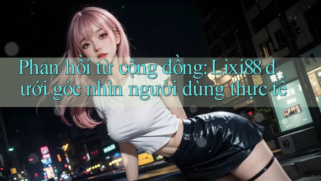 Phản hồi từ cộng đồng: Lixi88 dưới góc nhìn người dùng thực tế Phản hồi từ cộng đồng: Lixi88 dưới góc nhìn người dùng thực tế