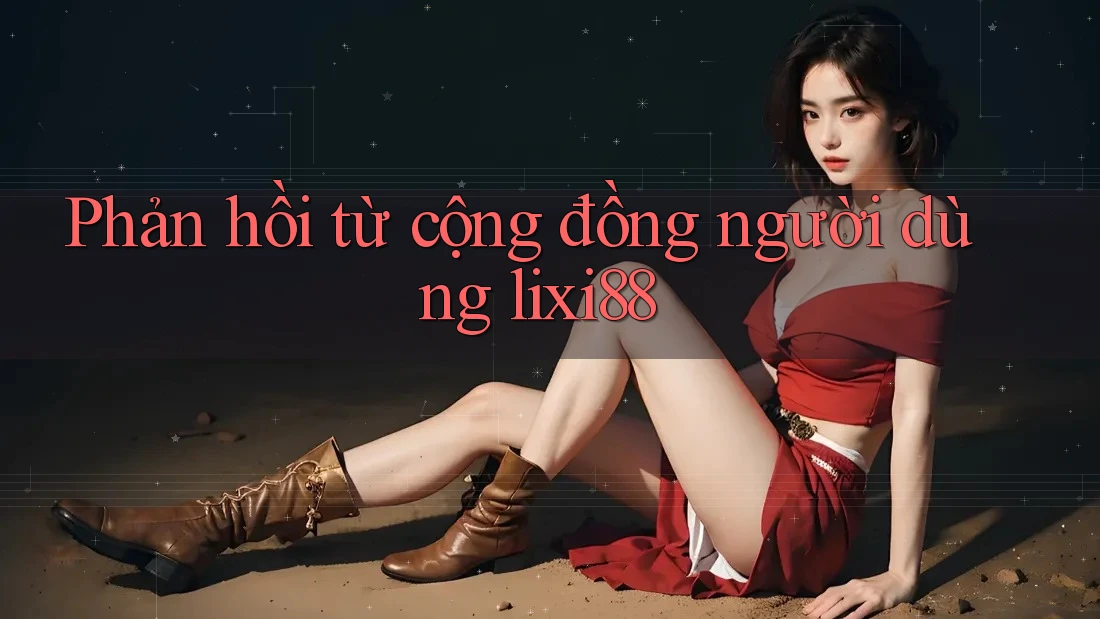 Phản hồi từ cộng đồng người dùng lixi88 Phản hồi từ cộng đồng người dùng lixi88