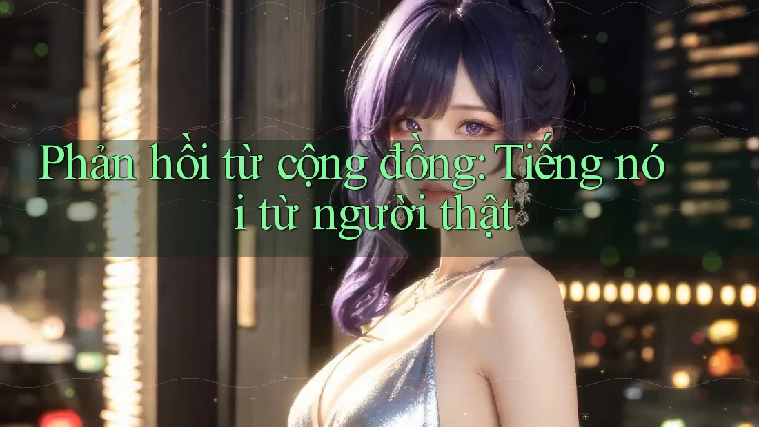 Phản hồi từ cộng đồng: Tiếng nói từ người thật Phản hồi từ cộng đồng: Tiếng nói từ người thật