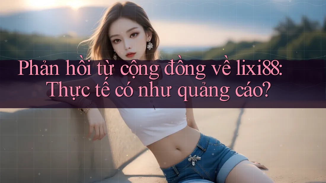 Phản hồi từ cộng đồng về lixi88: Thực tế có như quảng cáo? Phản hồi từ cộng đồng về lixi88: Thực tế có như quảng cáo?
