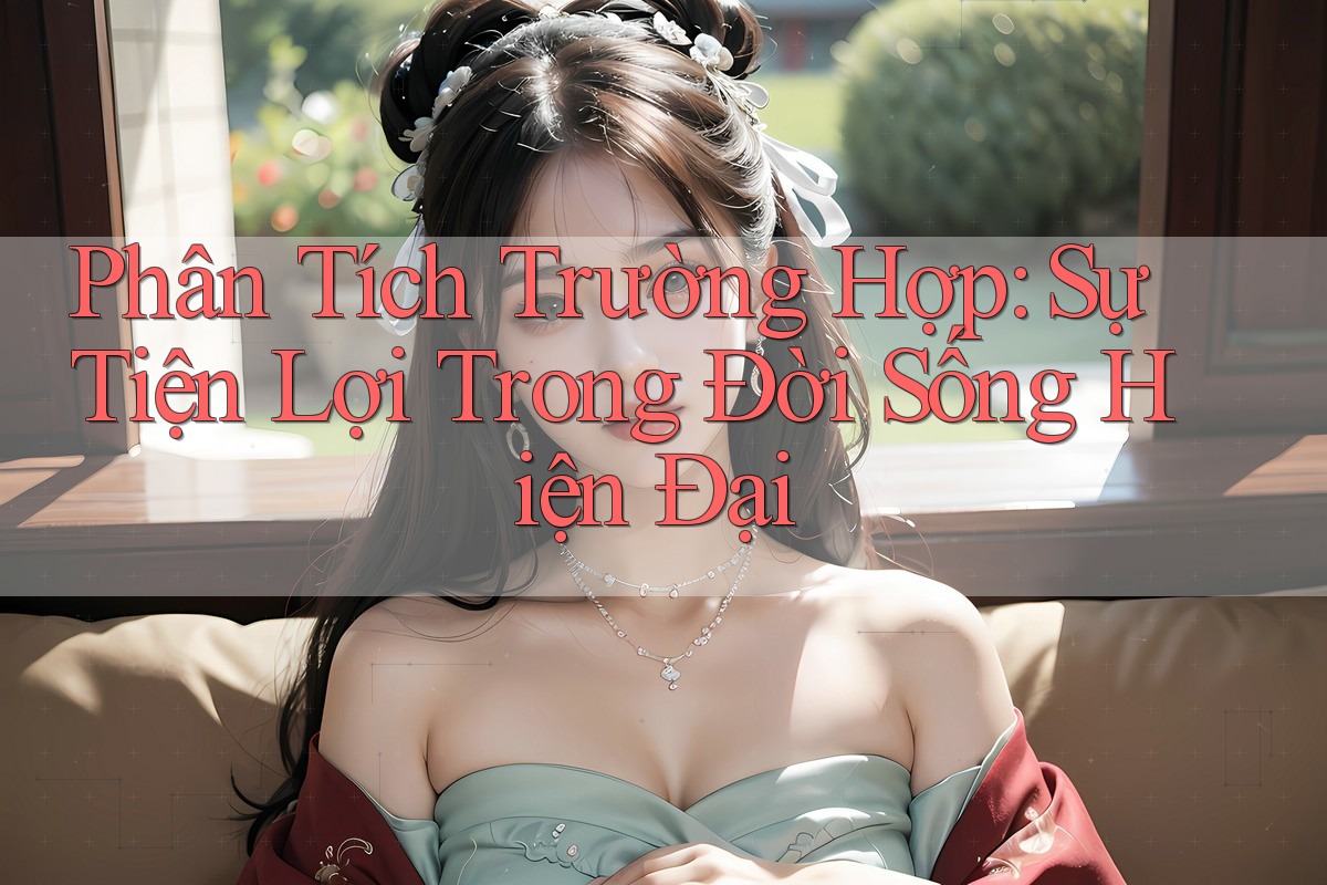 Phân Tích Trường Hợp: Sự Tiện Lợi Trong Đời Sống Hiện Đại Phân Tích Trường Hợp: Sự Tiện Lợi Trong Đời Sống Hiện Đại