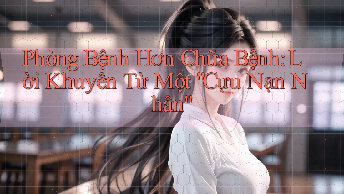Phòng Bệnh Hơn Chữa Bệnh: Lời Khuyên Từ Một “Cựu Nạn Nhân” Phòng Bệnh Hơn Chữa Bệnh: Lời Khuyên Từ Một “Cựu Nạn Nhân”