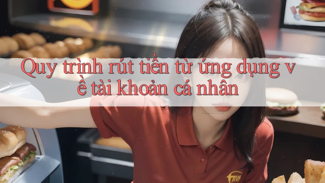 Quy trình rút tiền từ ứng dụng về tài khoản cá nhân Quy trình rút tiền từ ứng dụng về tài khoản cá nhân
