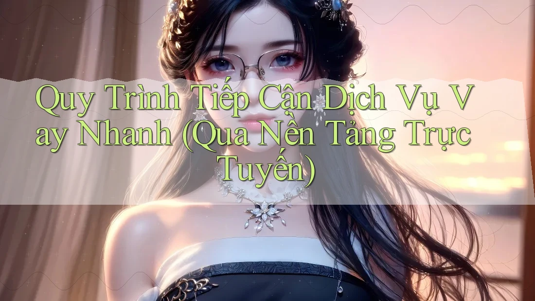 Quy Trình Tiếp Cận Dịch Vụ Vay Nhanh (Qua Nền Tảng Trực Tuyến) Quy Trình Tiếp Cận Dịch Vụ Vay Nhanh (Qua Nền Tảng Trực Tuyến)