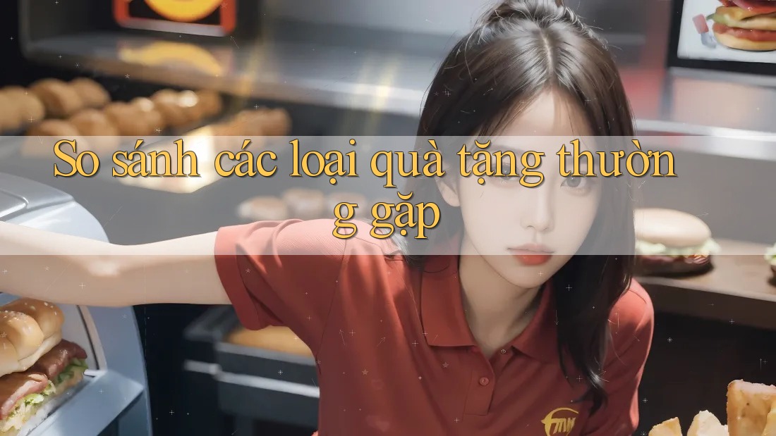 So sánh các loại quà tặng thường gặp So sánh các loại quà tặng thường gặp