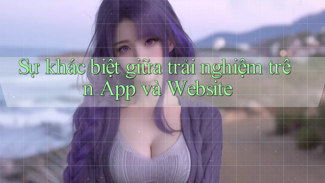 Sự khác biệt giữa trải nghiệm trên App và Website Sự khác biệt giữa trải nghiệm trên App và Website