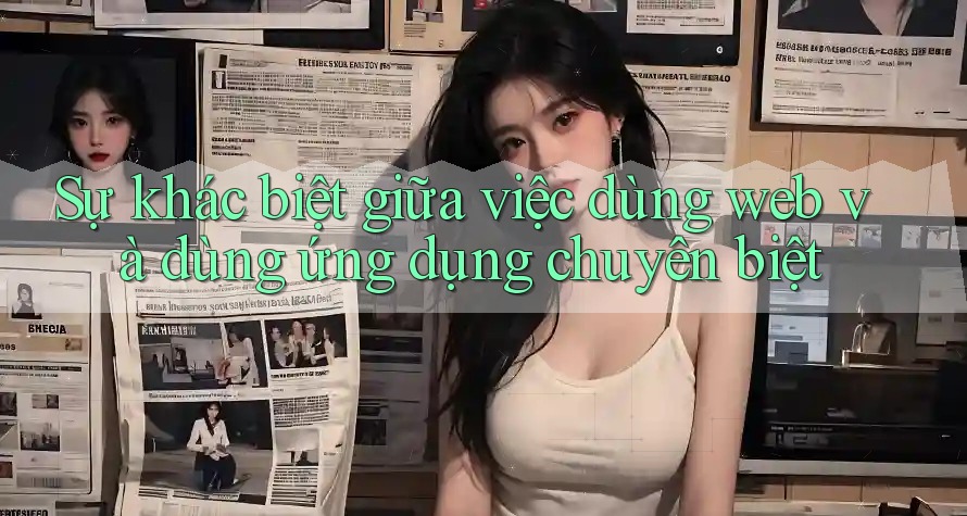 Sự khác biệt giữa việc dùng web và dùng ứng dụng chuyên biệt Sự khác biệt giữa việc dùng web và dùng ứng dụng chuyên biệt