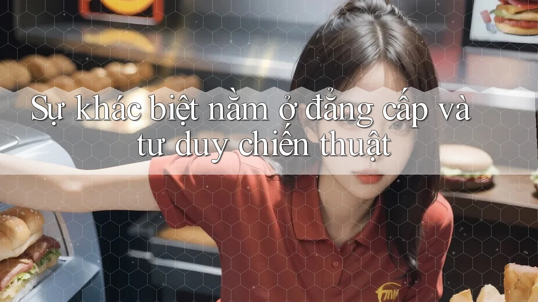Sự khác biệt nằm ở đẳng cấp và tư duy chiến thuật Sự khác biệt nằm ở đẳng cấp và tư duy chiến thuật