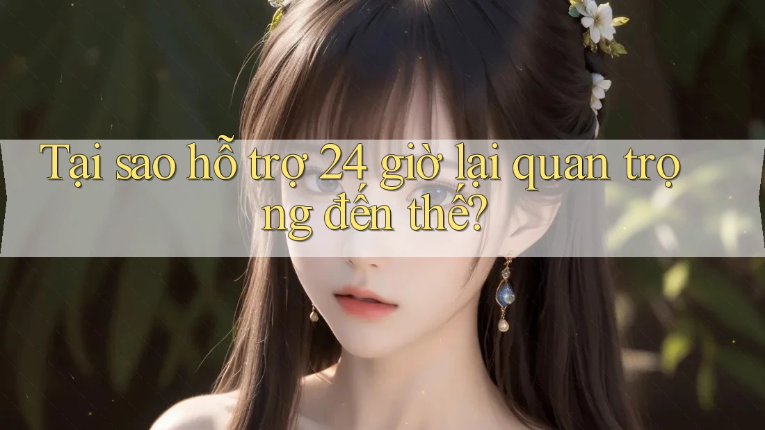Tại sao hỗ trợ 24 giờ lại quan trọng đến thế? Tại sao hỗ trợ 24 giờ lại quan trọng đến thế?