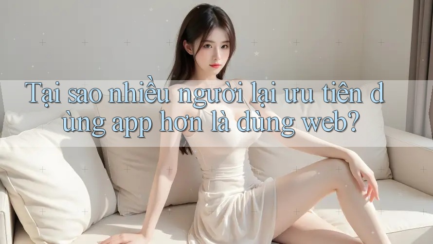 Tại sao nhiều người lại ưu tiên dùng app hơn là dùng web? Tại sao nhiều người lại ưu tiên dùng app hơn là dùng web?