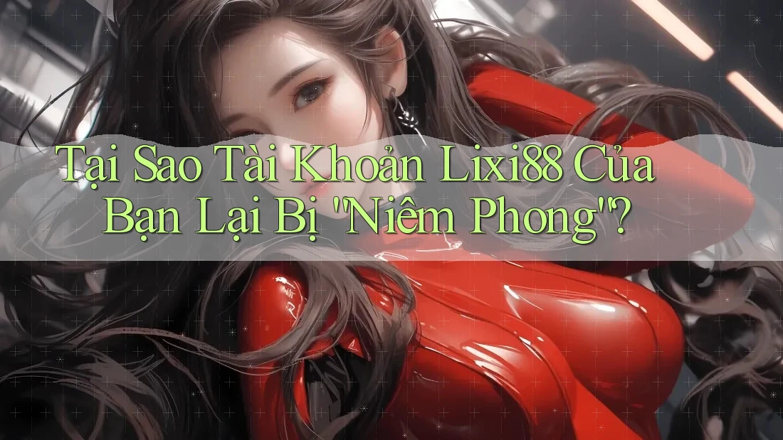 Tại Sao Tài Khoản Lixi88 Của Bạn Lại Bị “Niêm Phong”? Tại Sao Tài Khoản Lixi88 Của Bạn Lại Bị “Niêm Phong”?