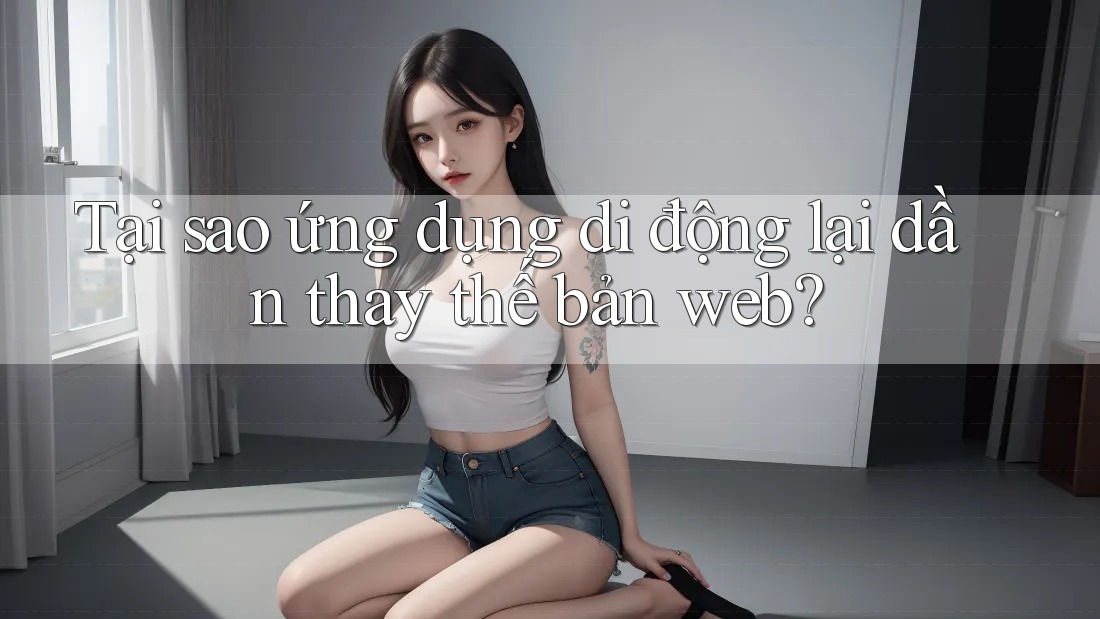 Tại sao ứng dụng di động lại dần thay thế bản web? Tại sao ứng dụng di động lại dần thay thế bản web?