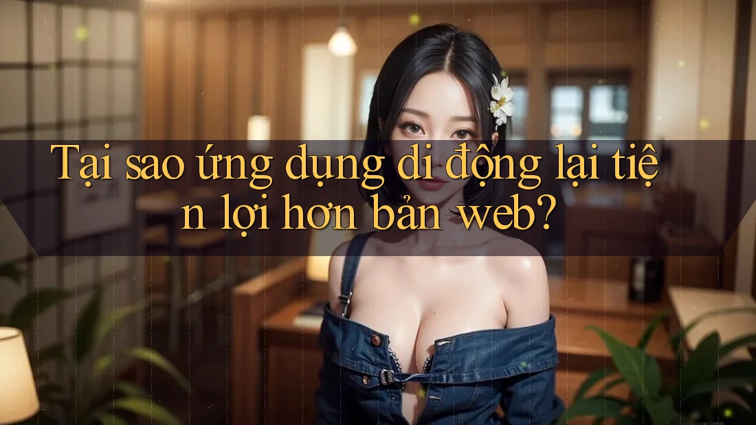 Tại sao ứng dụng di động lại tiện lợi hơn bản web? Tại sao ứng dụng di động lại tiện lợi hơn bản web?