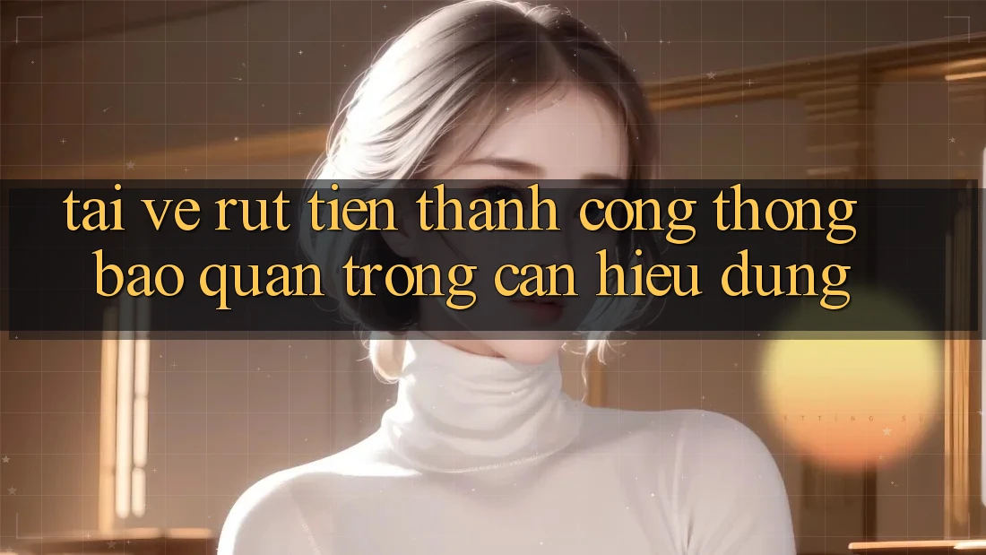 “Tải về rút tiền thành công” – Thông báo quan trọng cần hiểu đúng “Tải về rút tiền thành công” – Thông báo quan trọng cần hiểu đúng