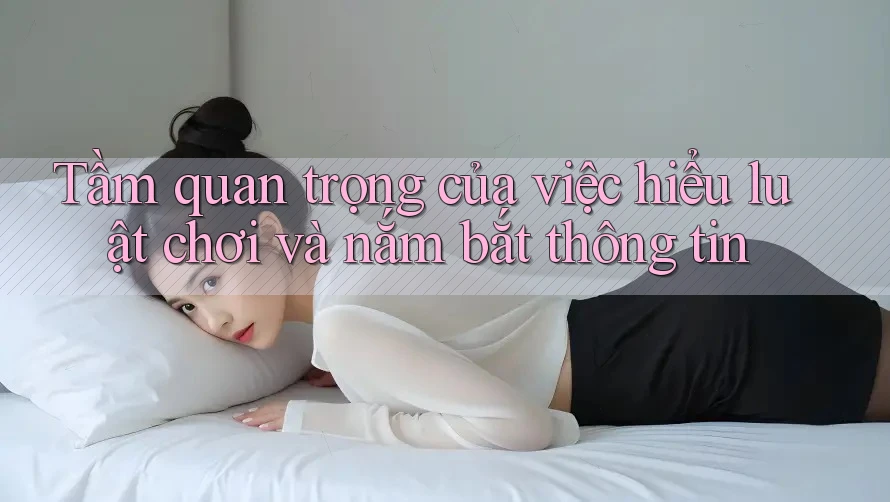 Tầm quan trọng của việc hiểu luật chơi và nắm bắt thông tin Tầm quan trọng của việc hiểu luật chơi và nắm bắt thông tin