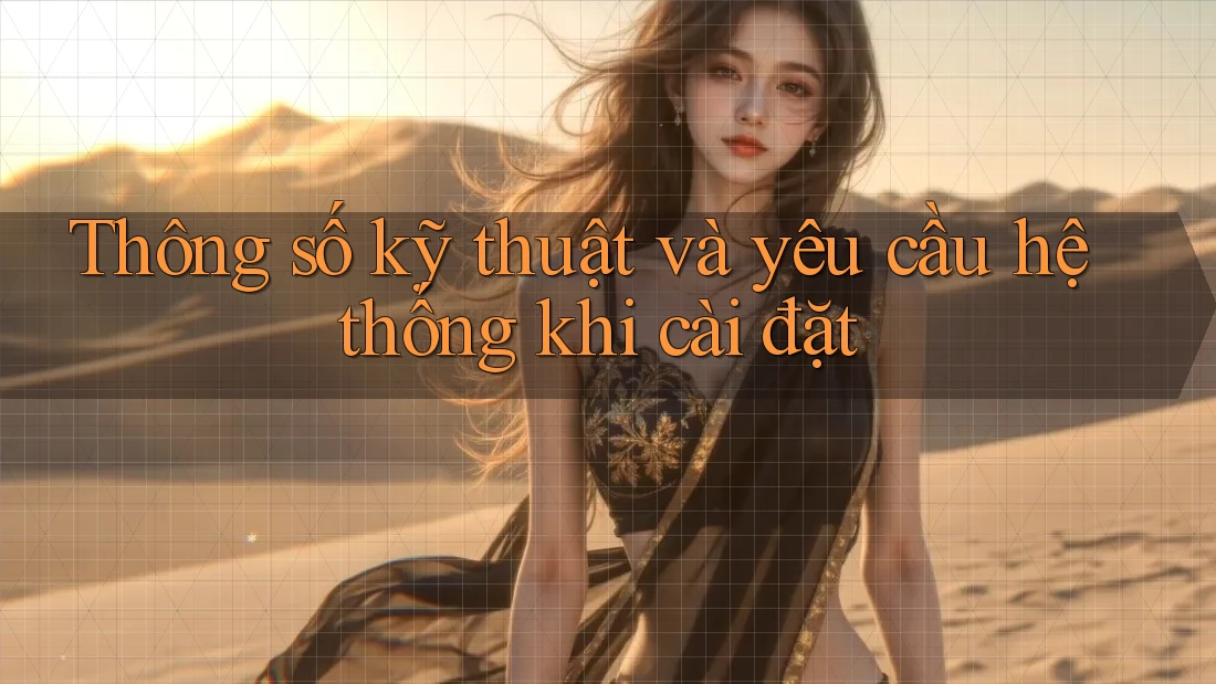 Thông số kỹ thuật và yêu cầu hệ thống khi cài đặt Thông số kỹ thuật và yêu cầu hệ thống khi cài đặt