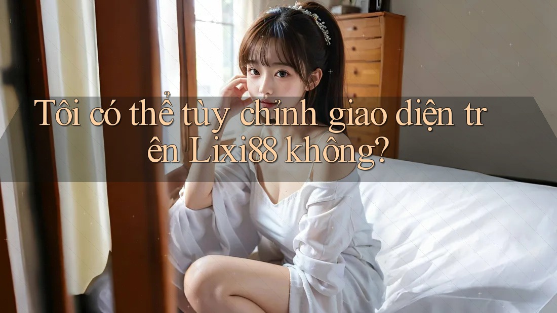 Tôi có thể tùy chỉnh giao diện trên Lixi88 không? Tôi có thể tùy chỉnh giao diện trên Lixi88 không?