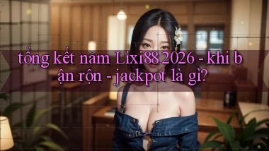 tổng kết năm Lixi88 2026   khi bận rộn   jackpot là gì