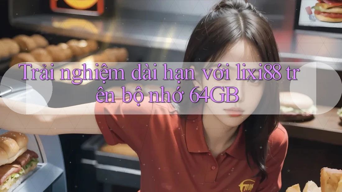 Trải nghiệm dài hạn với lixi88 trên bộ nhớ 64GB Trải nghiệm dài hạn với lixi88 trên bộ nhớ 64GB
