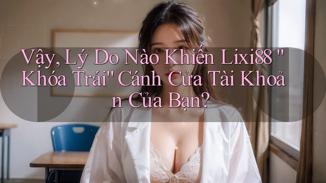 Vậy, Lý Do Nào Khiến Lixi88 “Khóa Trái” Cánh Cửa Tài Khoản Của Bạn? Vậy, Lý Do Nào Khiến Lixi88 “Khóa Trái” Cánh Cửa Tài Khoản Của Bạn?