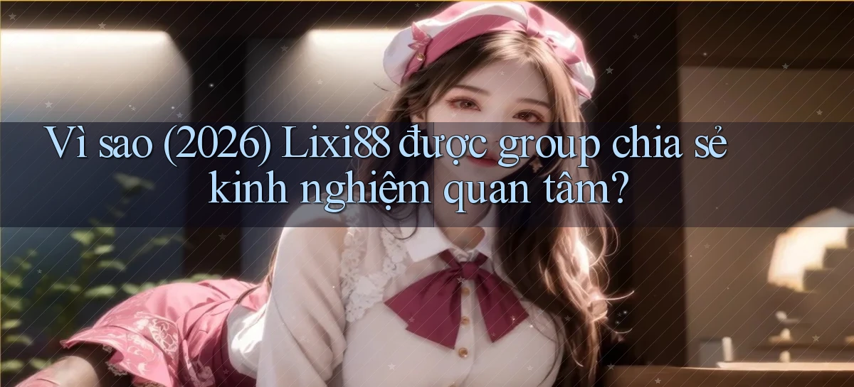 Vì sao (2026) Lixi88 được group chia sẻ kinh nghiệm quan tâm