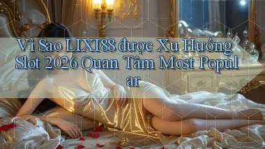 Vì sao lixi88 được xu hướng slot 2026 quan tâm most popular